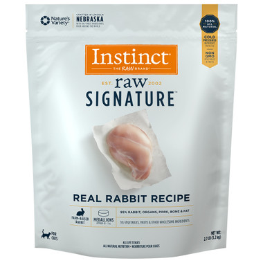 instinct rabbit cat food dry