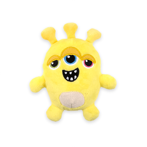 Yellow alien toy