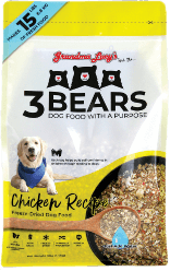 grandma lucy's 3 bears chicken recipe freeze dried dog food