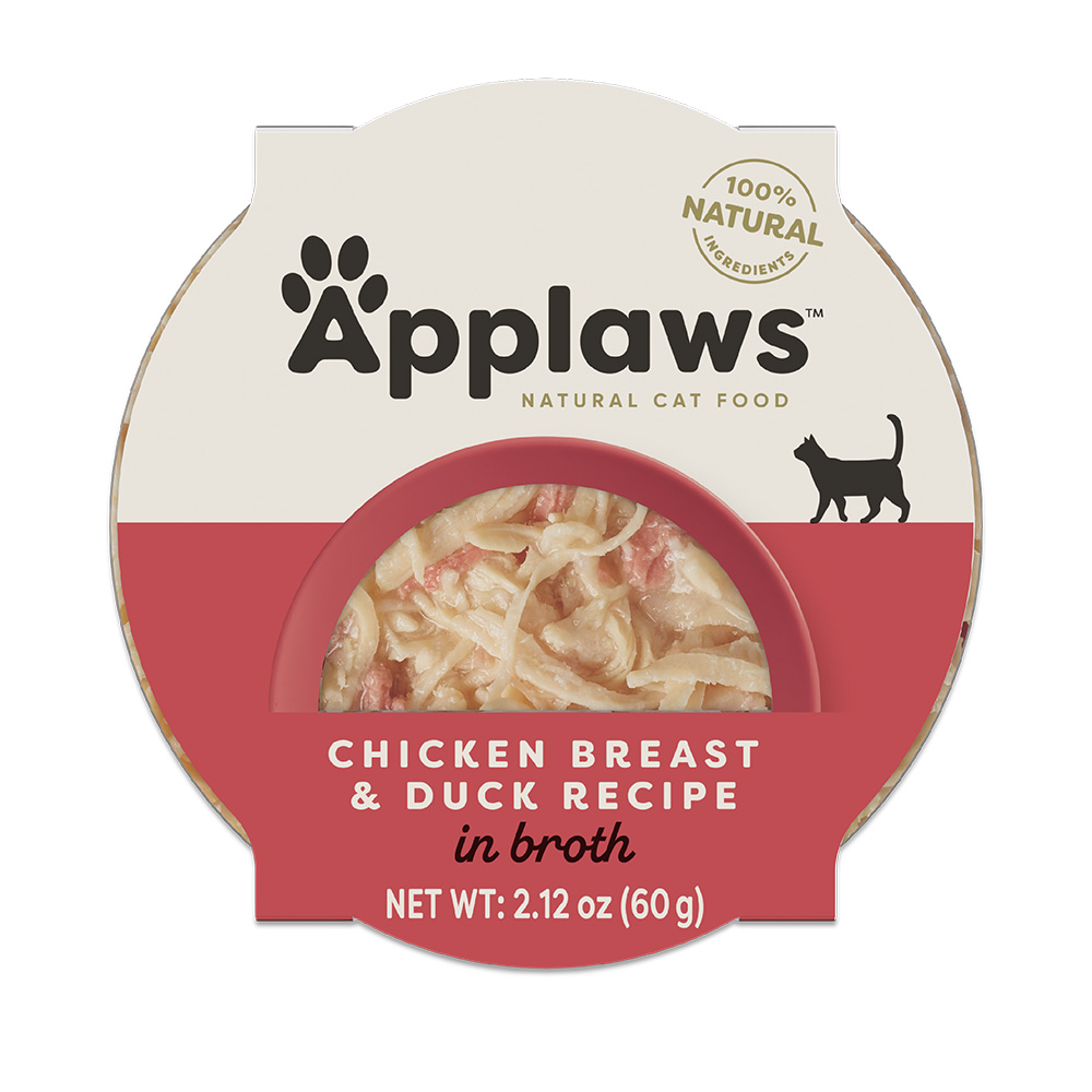 Applaws Chicken Breast & Duck Recipe in Broth Wet Cat Food - Front