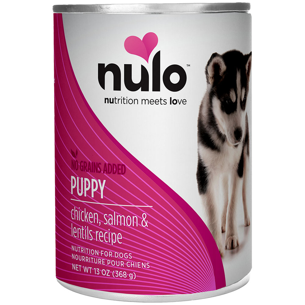 Nulo Chicken, Salmon & Lentils Recipe Puppy Canned Dog Food - Front