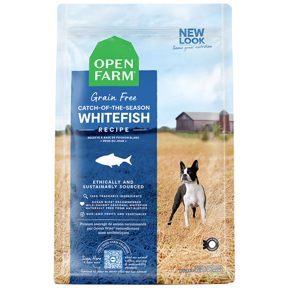 Open Farm Grain Free Catch-Of-The-Season Whitefish Recipe Dry Dog Food - Front
