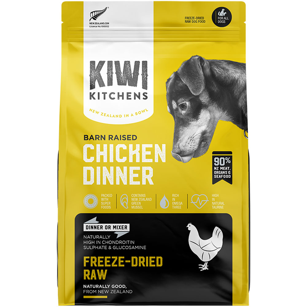 Kiwi Kitchens Grass Fed Beef Dinner Freeze-Dried Raw Dog Food