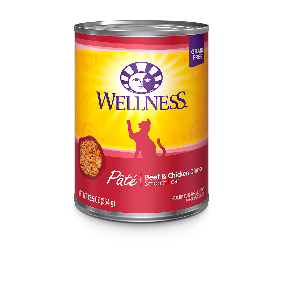 Wellness Complete Health Pate Beef & Chicken Canned Cat Food