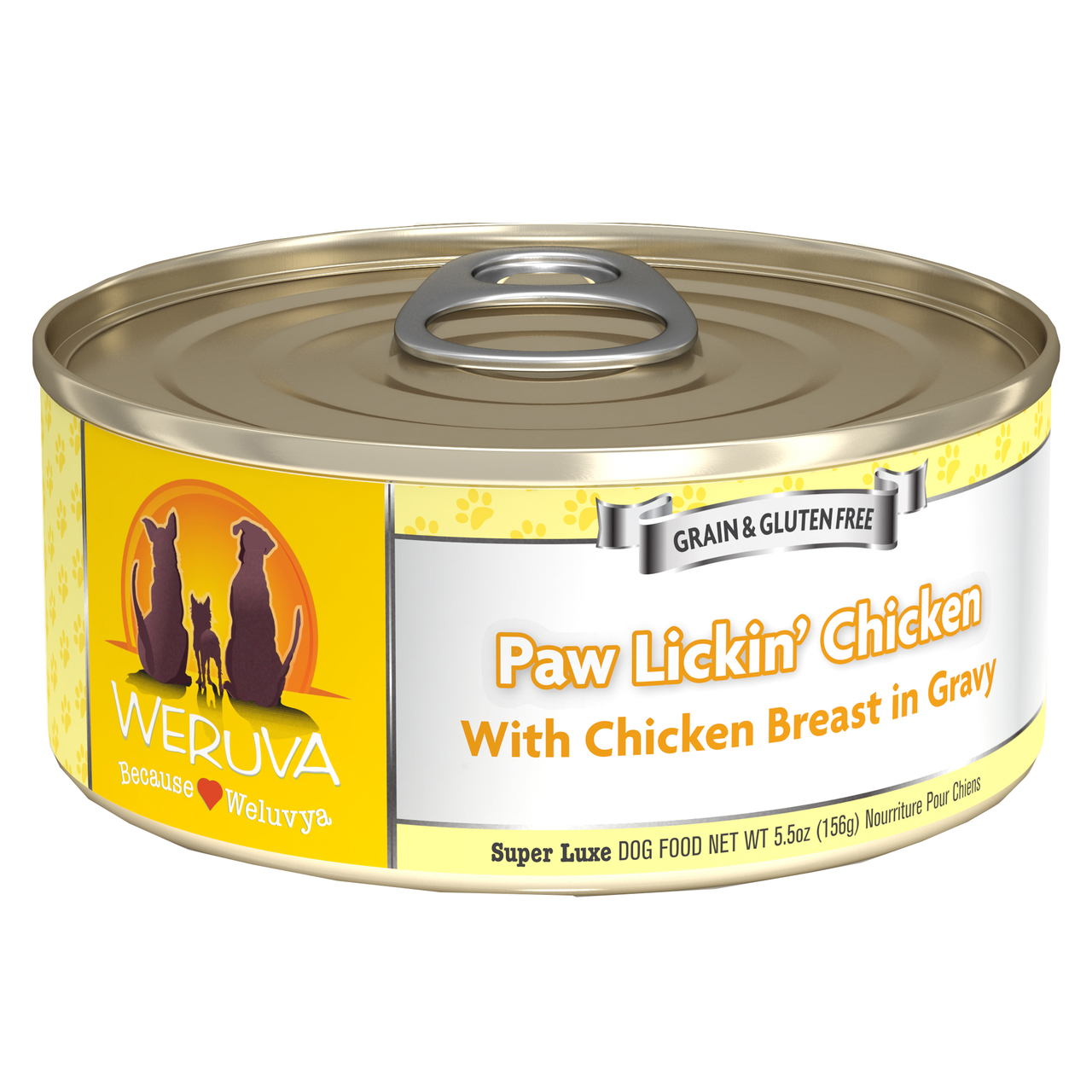 Weruva Paw Lickin' Chicken in Gravy Canned Dog Food