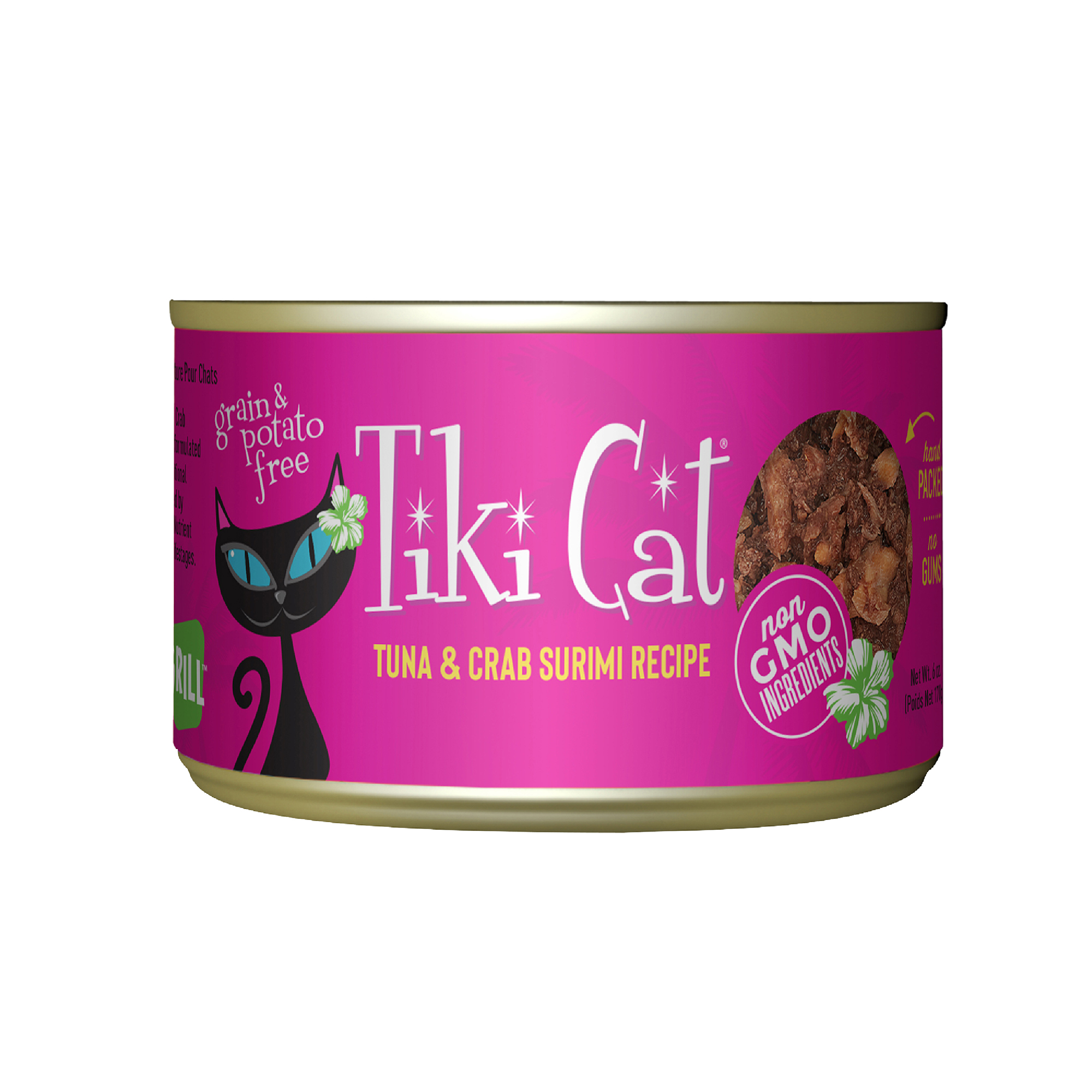 Tiki Cat Hana Grill Ahi Tuna with Crab Canned Cat Food