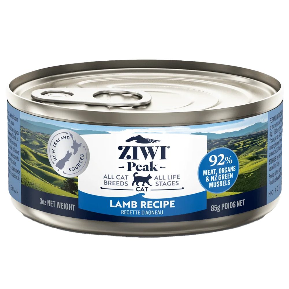 ZIWI Peak Lamb Recipe Canned Cat Food - Front, 3 oz