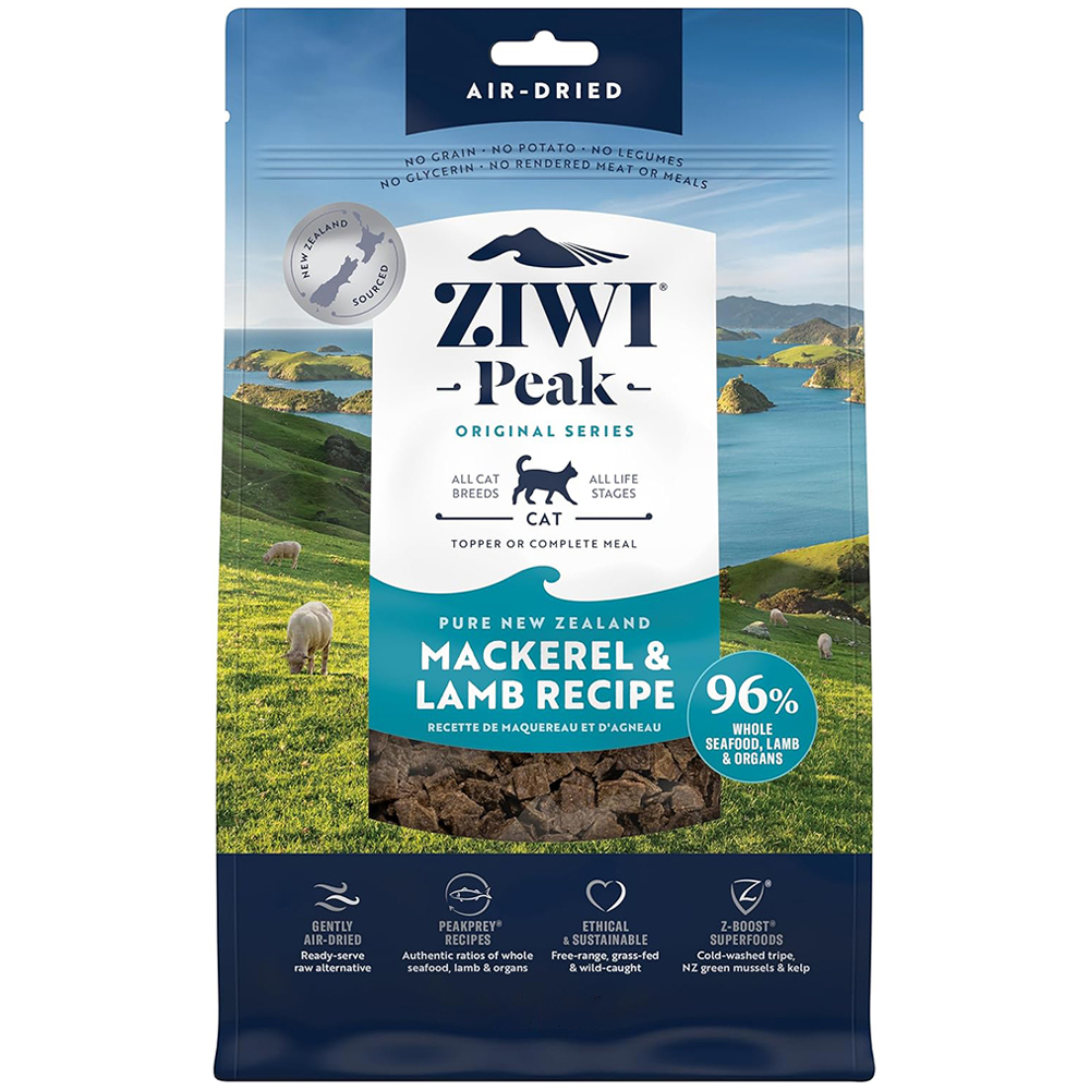 ZIWI Peak Mackerel & Lamb Recipe Air-Dried Cat Food - Front