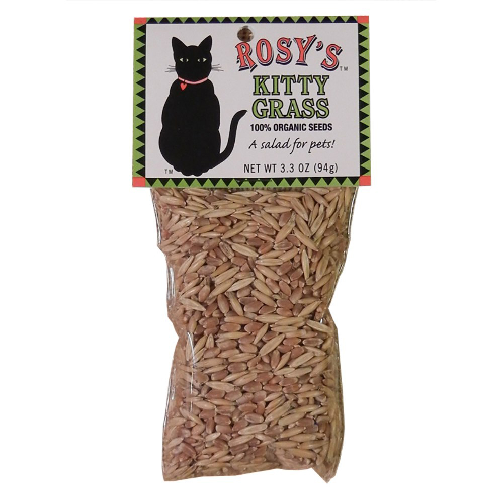 Rosy's 100% Organic Kitty Grass Seed Packet