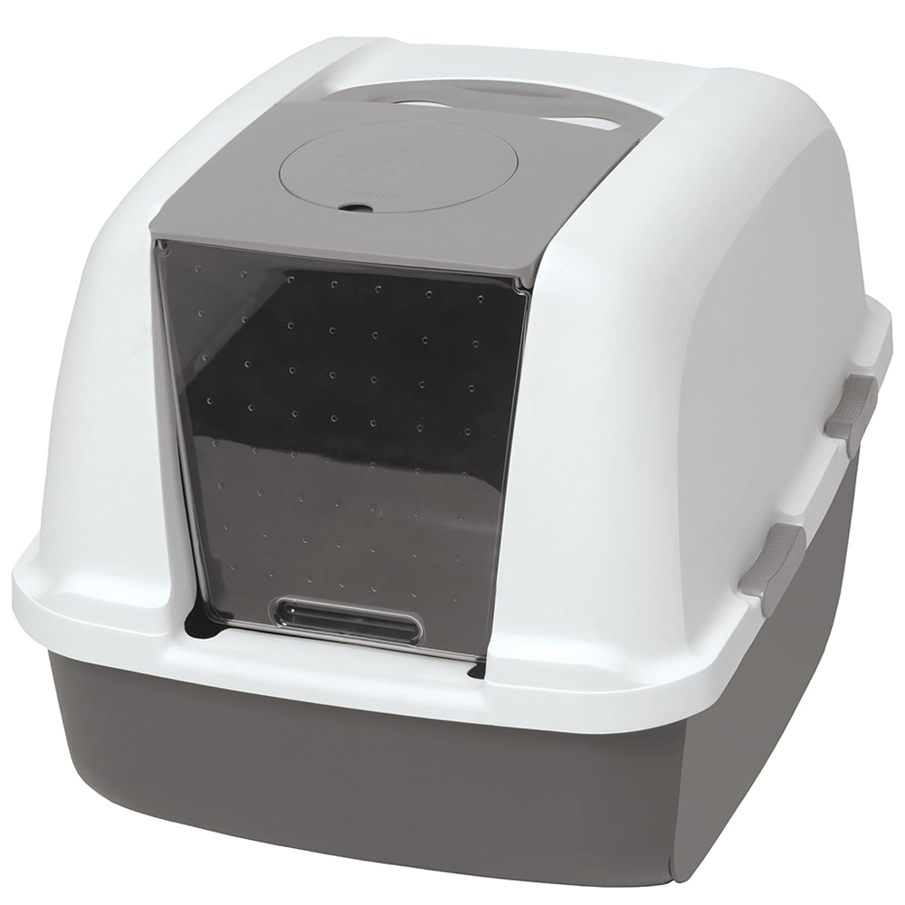 Catit Airsift Hooded Pan Cat Litter Box - Front