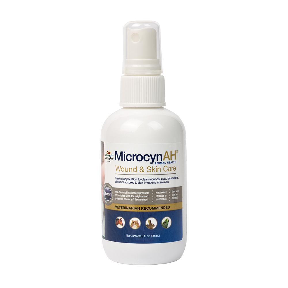 MicrocynAH Wound and Skin Care Pet Spray Treatment