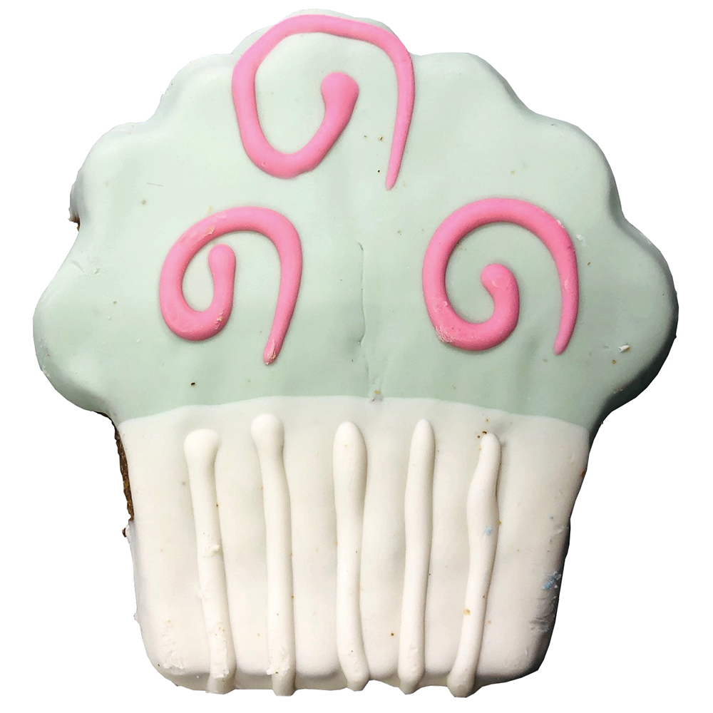 Pawsitively Gourmet Cupcake Cookie Dog Treat - Front