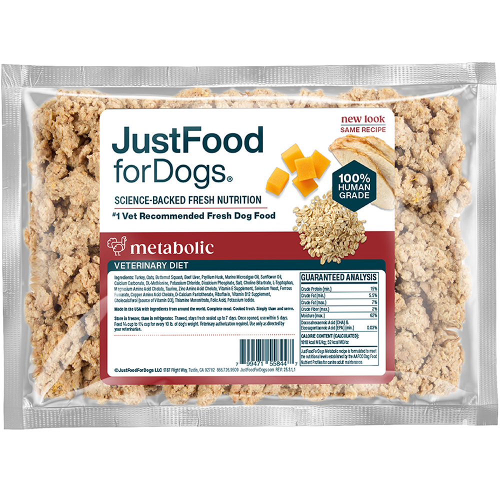 JustFoodForDogs Pantry Fresh Veterinary Support Hepatic Support