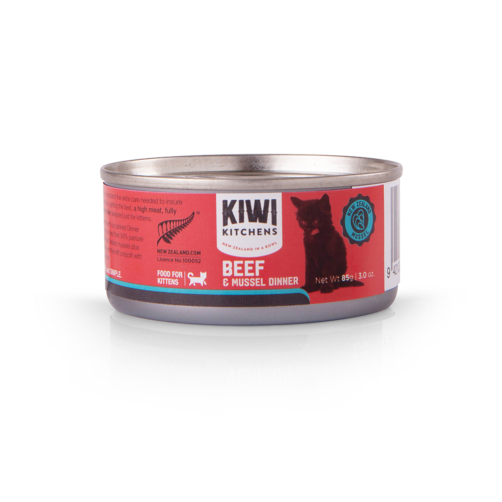 Kiwi Kitchens Beef & Mussel Dinner Canned Kitten Food