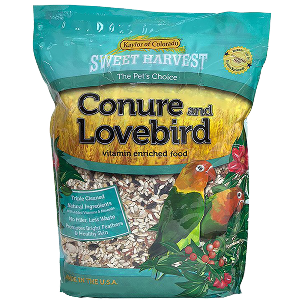 Kaylor of Colorado Sweet Harvest Conure and Lovebird Bird Food - Front