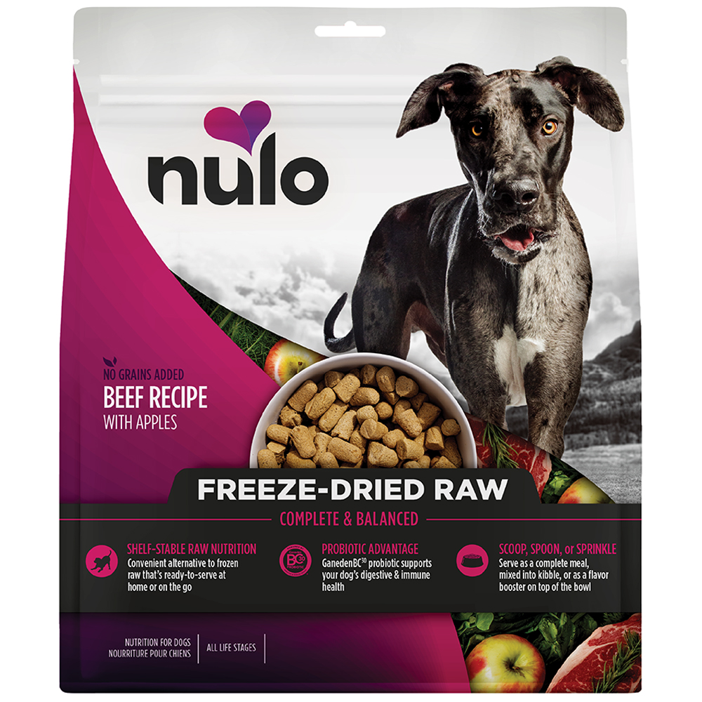 Nulo Beef Recipe w/ Apples Freeze-Dried Raw Dog Food - Front