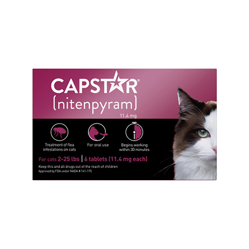 Capstar Oral Flea Treatment for Cats 2-25 lbs - Front