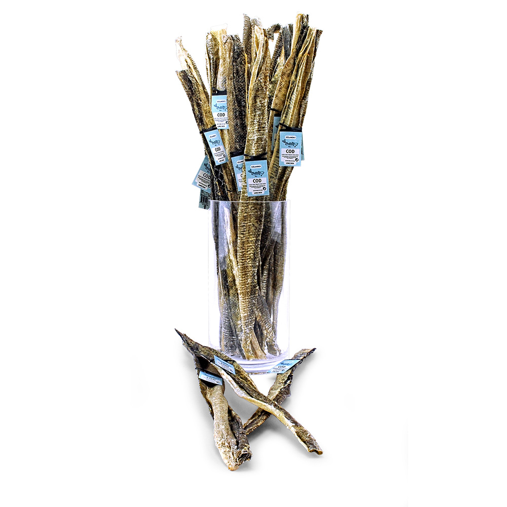Icelandic+ Cod Long Skin Sticks Fish Dog Treat