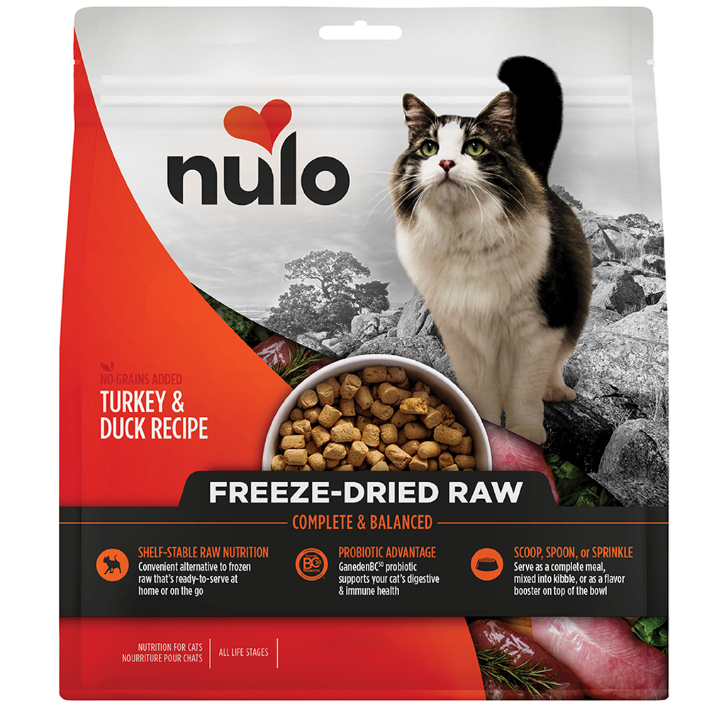 Nulo Turkey & Duck Recipe Freeze-Dried Raw Cat Food - Front