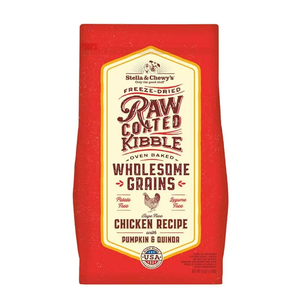 Stella & Chewy's Raw Coated Kibble Wholesome Grains Chicken Recipe Dry Dog Food - 3.5 lb