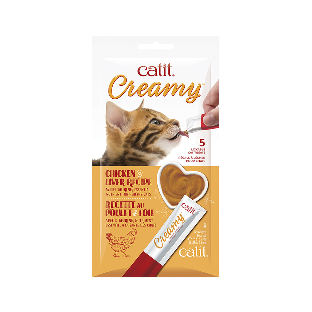Catit Creamy Lickable Tuna Recipe Cat Treats