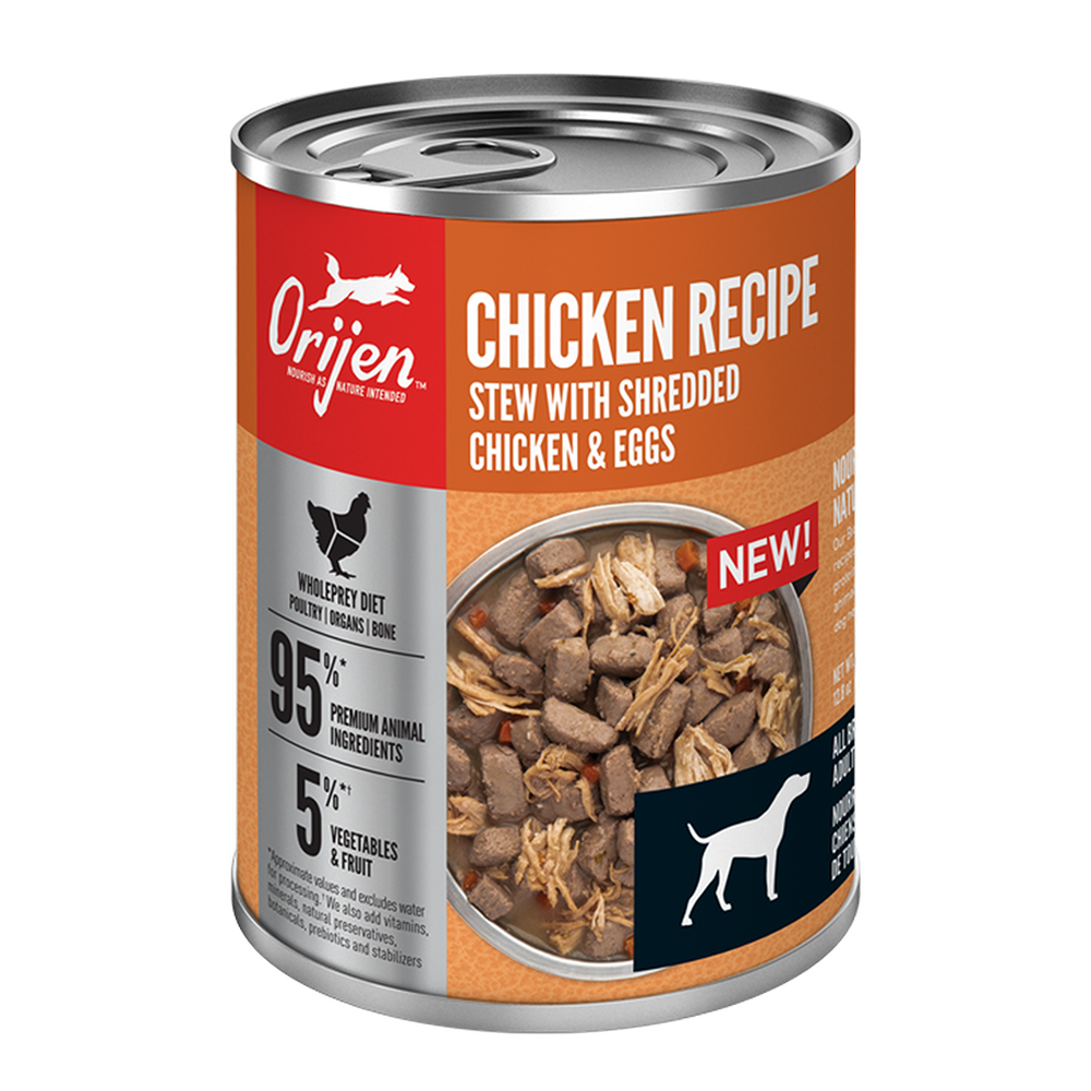 Orijen Chicken Recipe Stew w/Shredded Chicken & Eggs Canned Dog Food