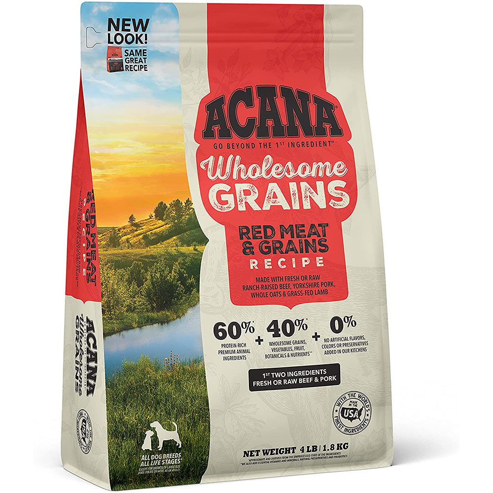 Acana Wholesome Grains Red Meat & Grains Recipe Dry Dog Food - Front