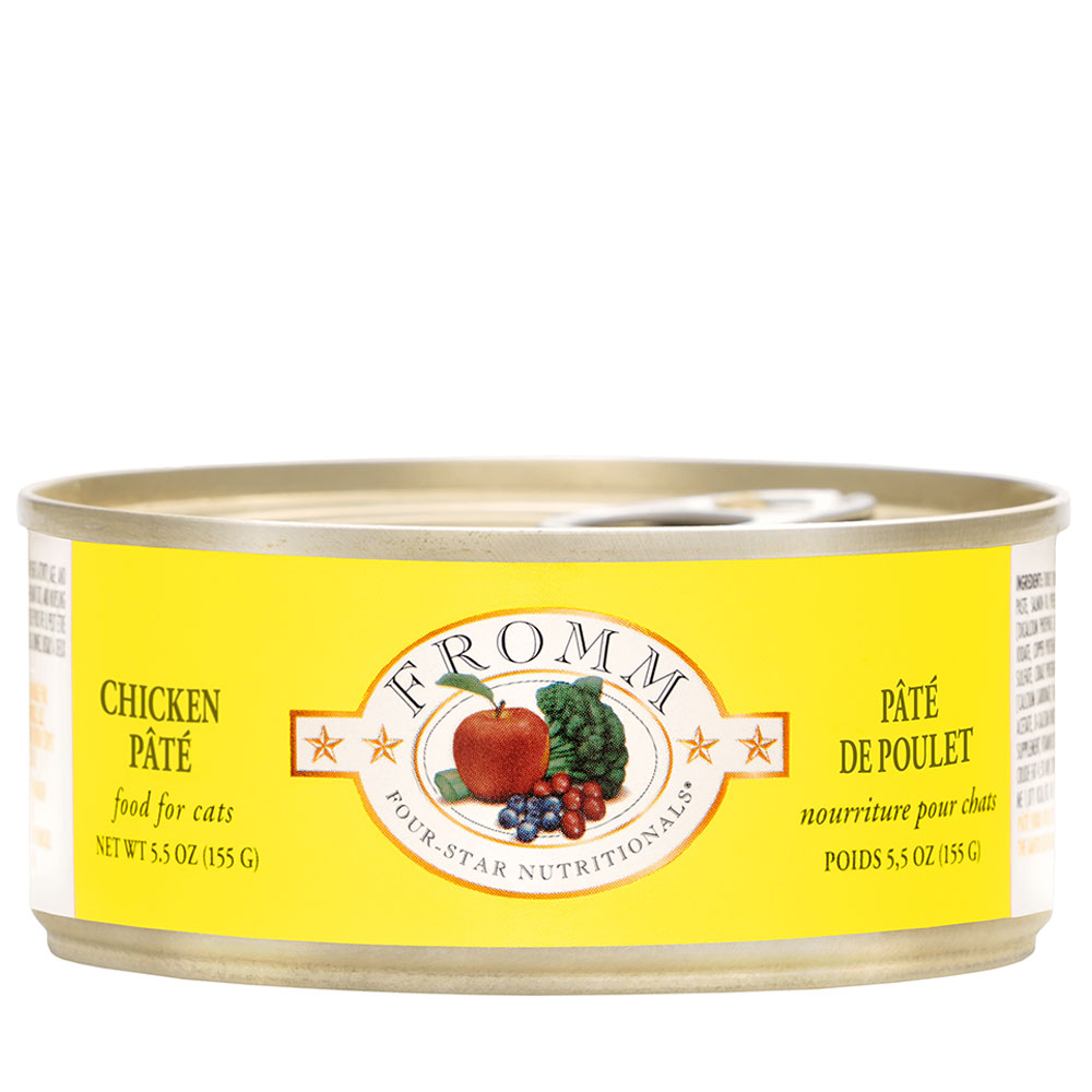Fromm Four-Star Chicken Pate Canned Cat Food - Front