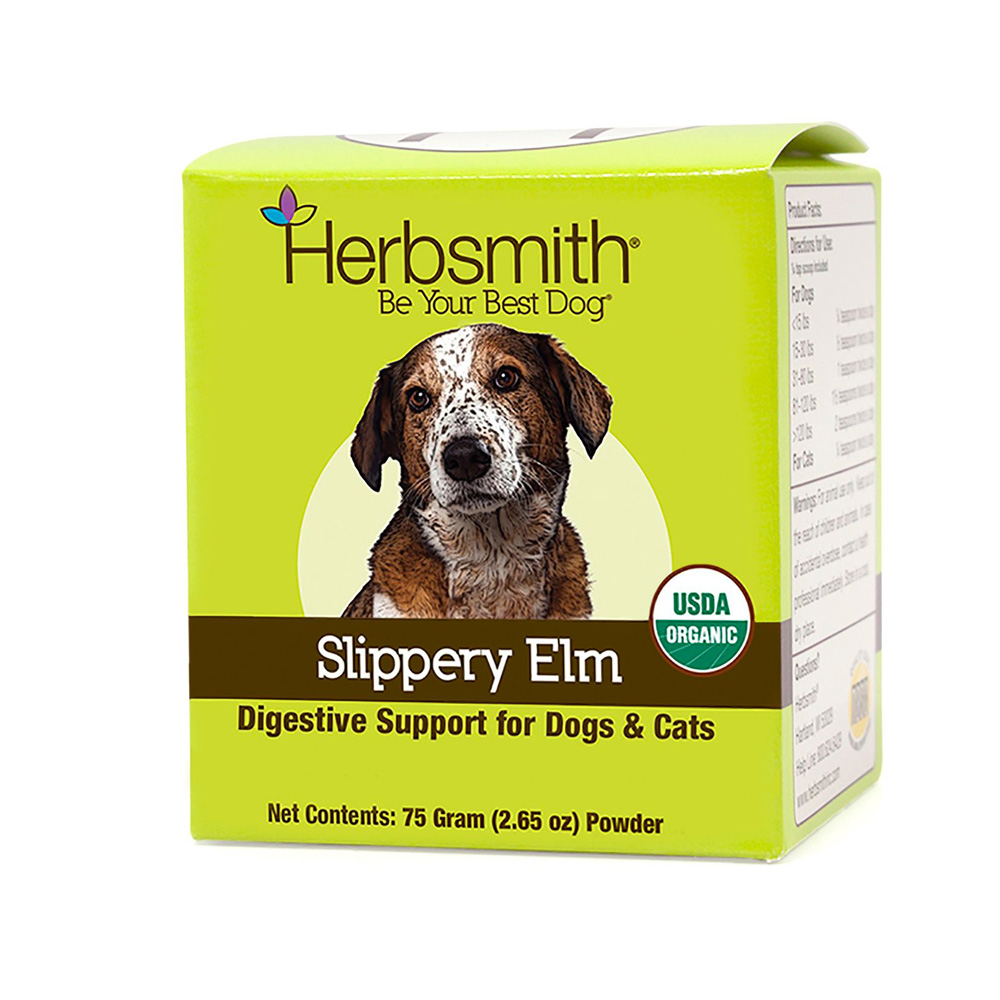 Herbsmith Slippery Elm Digestive Support for Dogs & Cats - Front