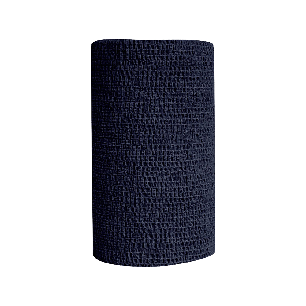 Co-Flex Cohesive 4" Flexible Bandage Wrap for Dogs & Cats - Front, Black