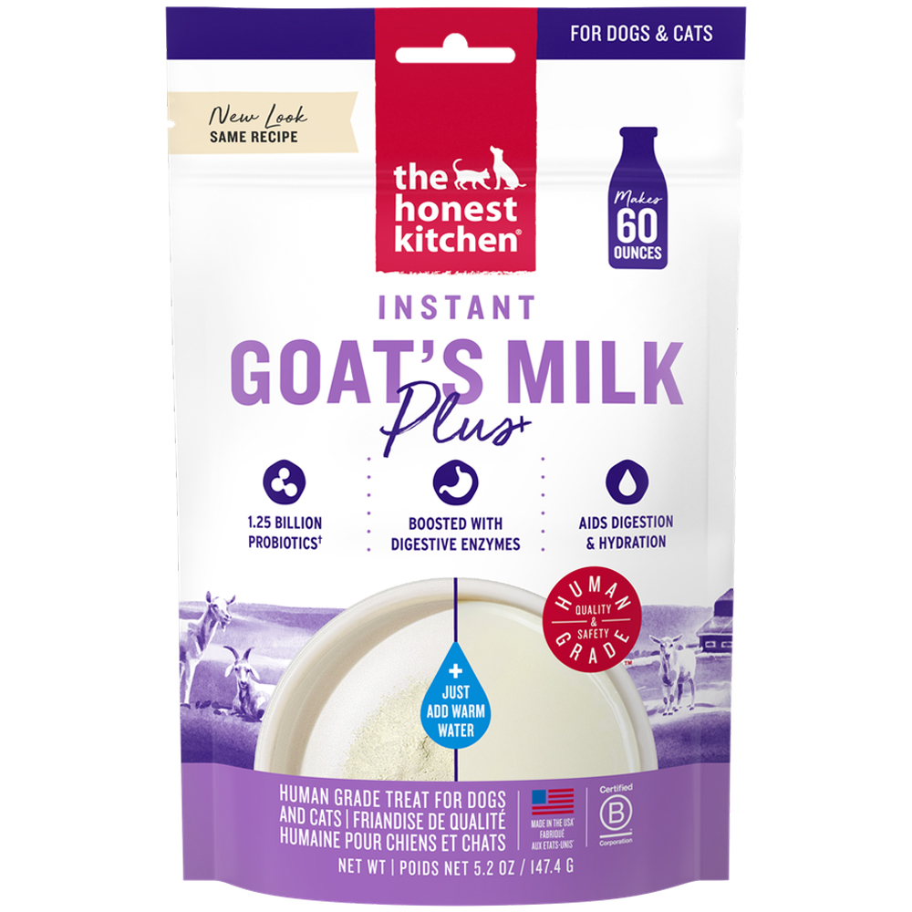 The Honest Kitchen Instant Goat's Milk Plus for Dogs & Cats - Front