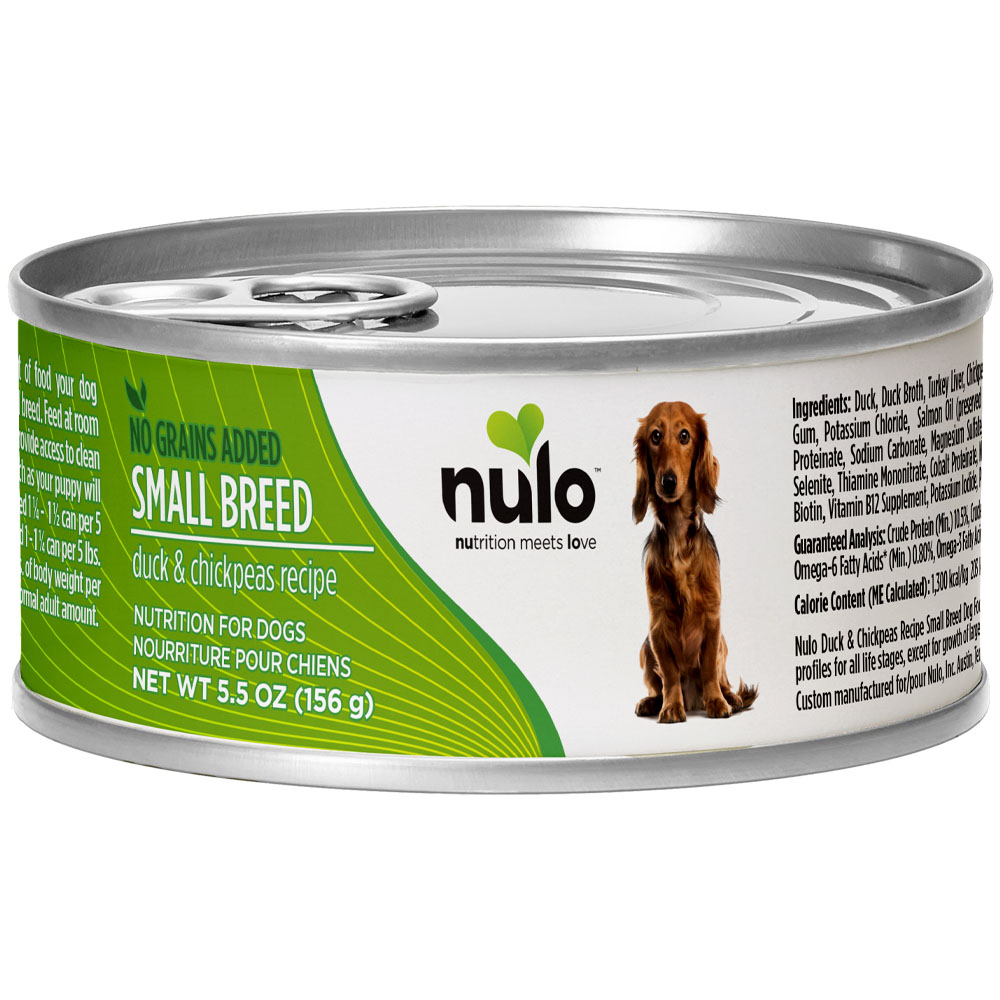 Nulo Small Breed Duck & Chickpeas Recipe Canned Dog Food - Front