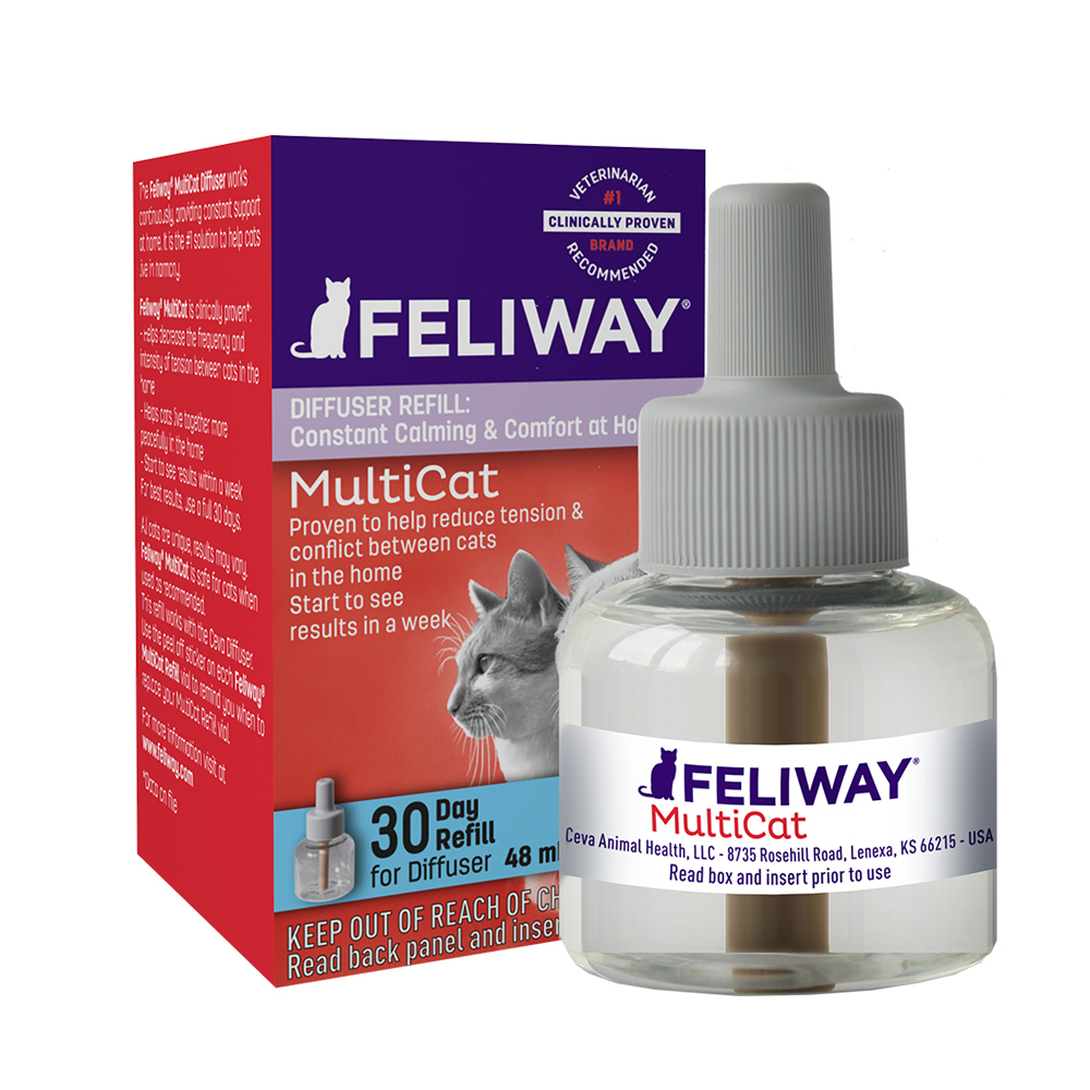 Feliway OPTIMUM Enhanced Calming Pheromone Diffuser 2x30 Day Refill Economy  Pack