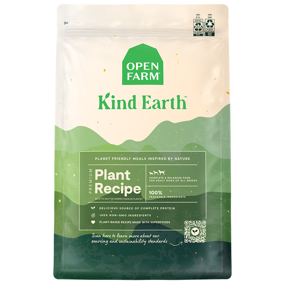 Open Farm Kind Earth Premium Plant Recipe Dry Dog Food - Front