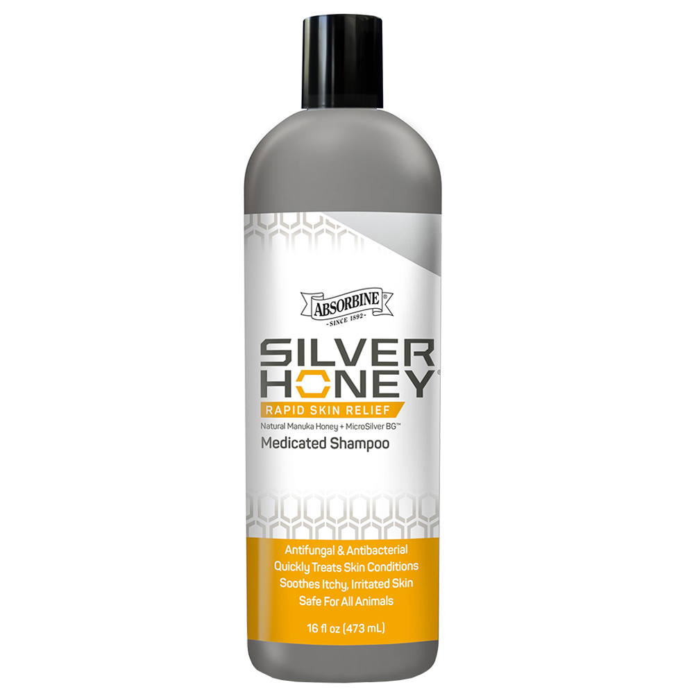 Silver Honey Rapid Skin Relief Medicated Shampoo for All Animals - Front