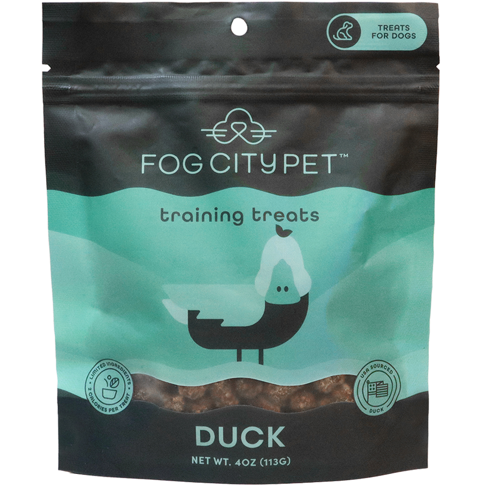 Fog City Pet Duck Recipe Air-Dried Training Dog Treats - Front