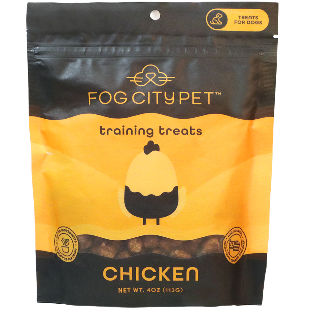 Fog City Pet Chicken Recipe Air-Dried Training Dog Treats - Front