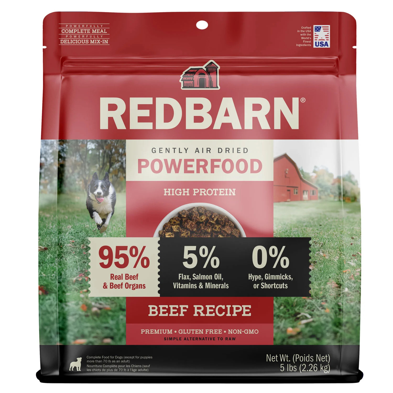Kiwi Kitchens Beef Dinner Gently Air-Dried Dog Food