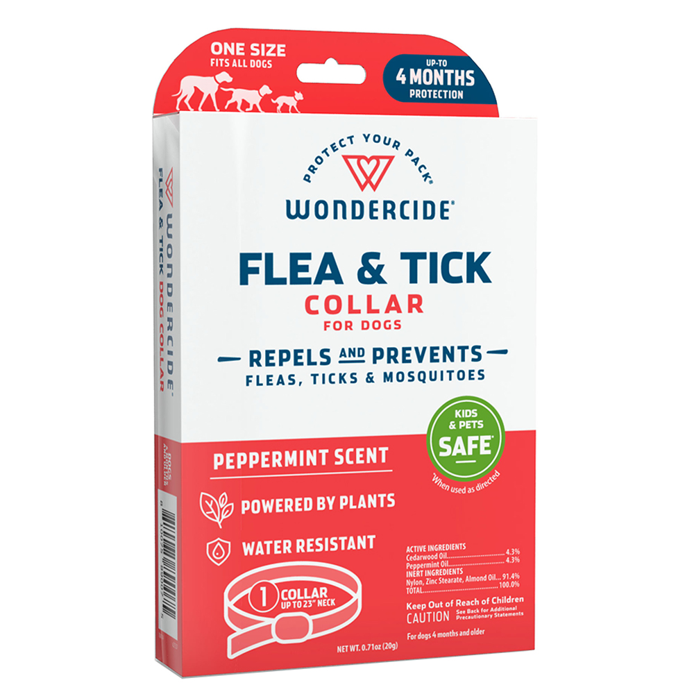 Wondercide Flea & Tick Collar for Dogs w/ Natural Essential Oils - Front