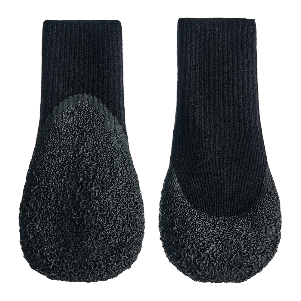 Goo-eez Black Lites Dog Booties, 4-Pack - Front/Back