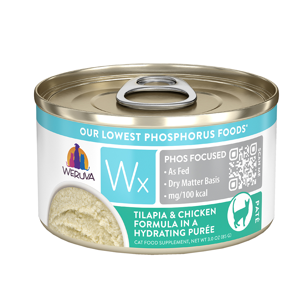 Weruva Wx Phos Focused Tilapia & Tuna Formula Pate Cat Food Supplement