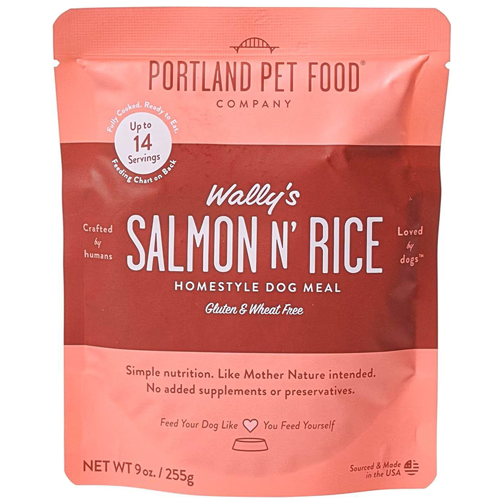 Portland Pet Food Wally's Salmon N' Rice Homestyle Meal Dog Food - Front