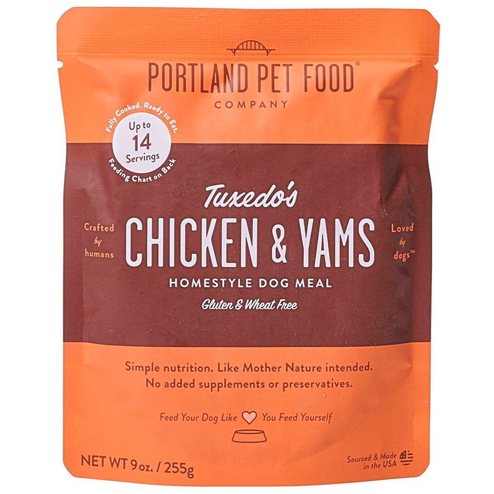 Portland Pet Food Tuxedo's Chicken & Yams Homestyle Meal Dog Food
