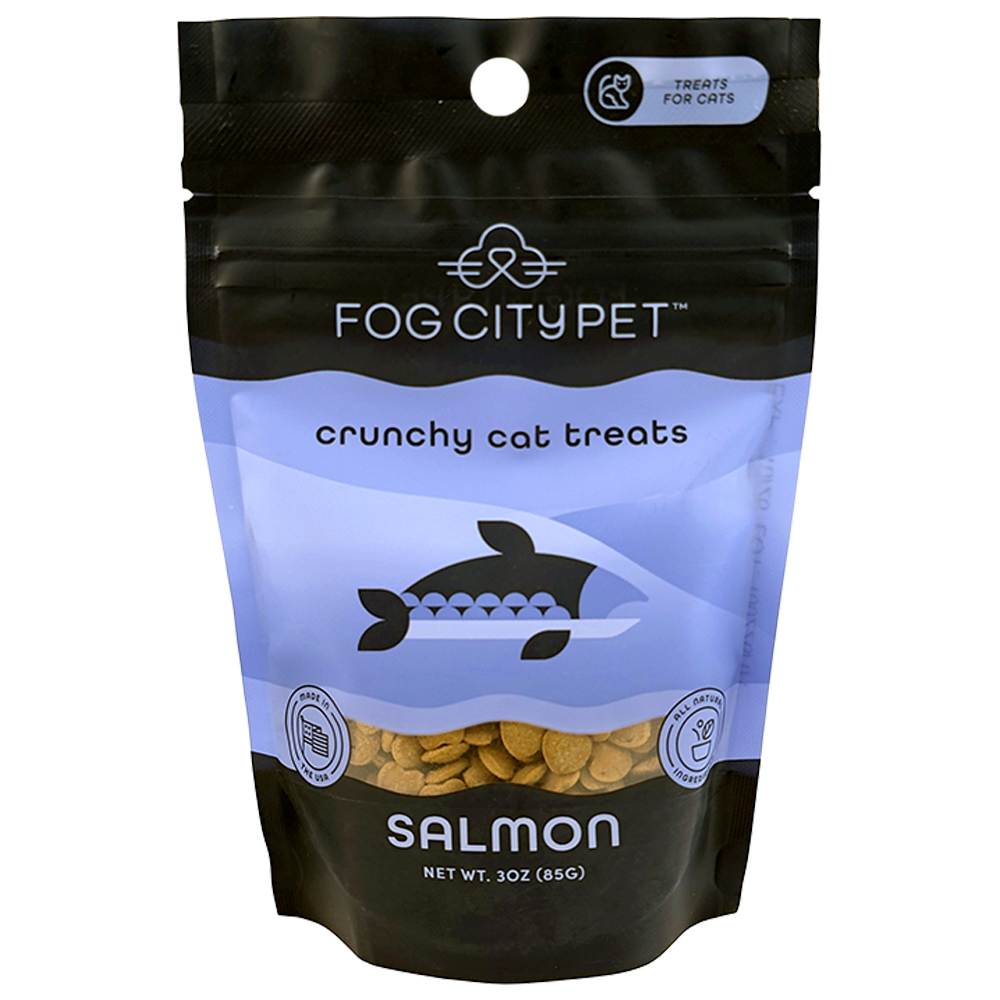 Fog City Pet Crunchy Salmon Cat Treats - Front