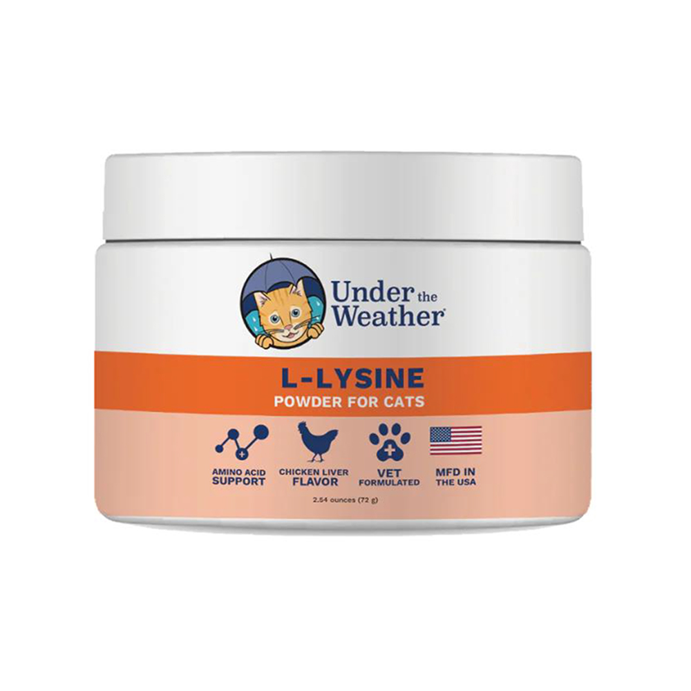 Under The Weather L-Lysine Powder for Cats - Front