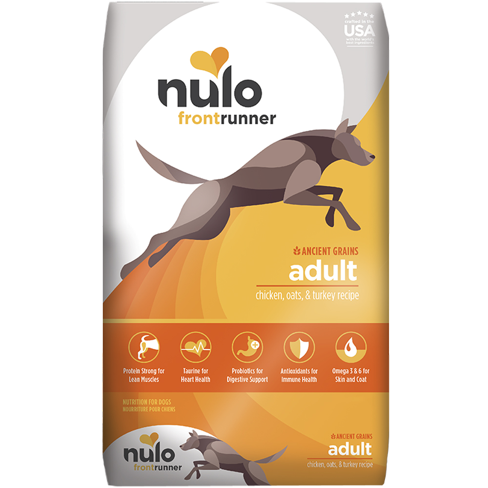 Nulo Frontrunner Ancient Grains Chicken, Oats & Turkey Recipe Adult Dry Dog Food - Front