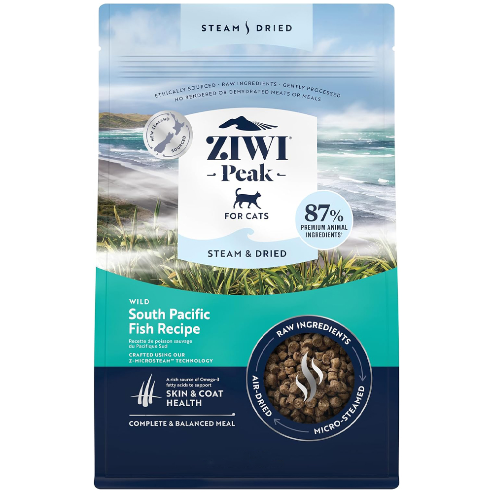 Ziwi Peak Steam & Dried Wild South Pacific Fish Recipe Air-Dried Cat Food - Front