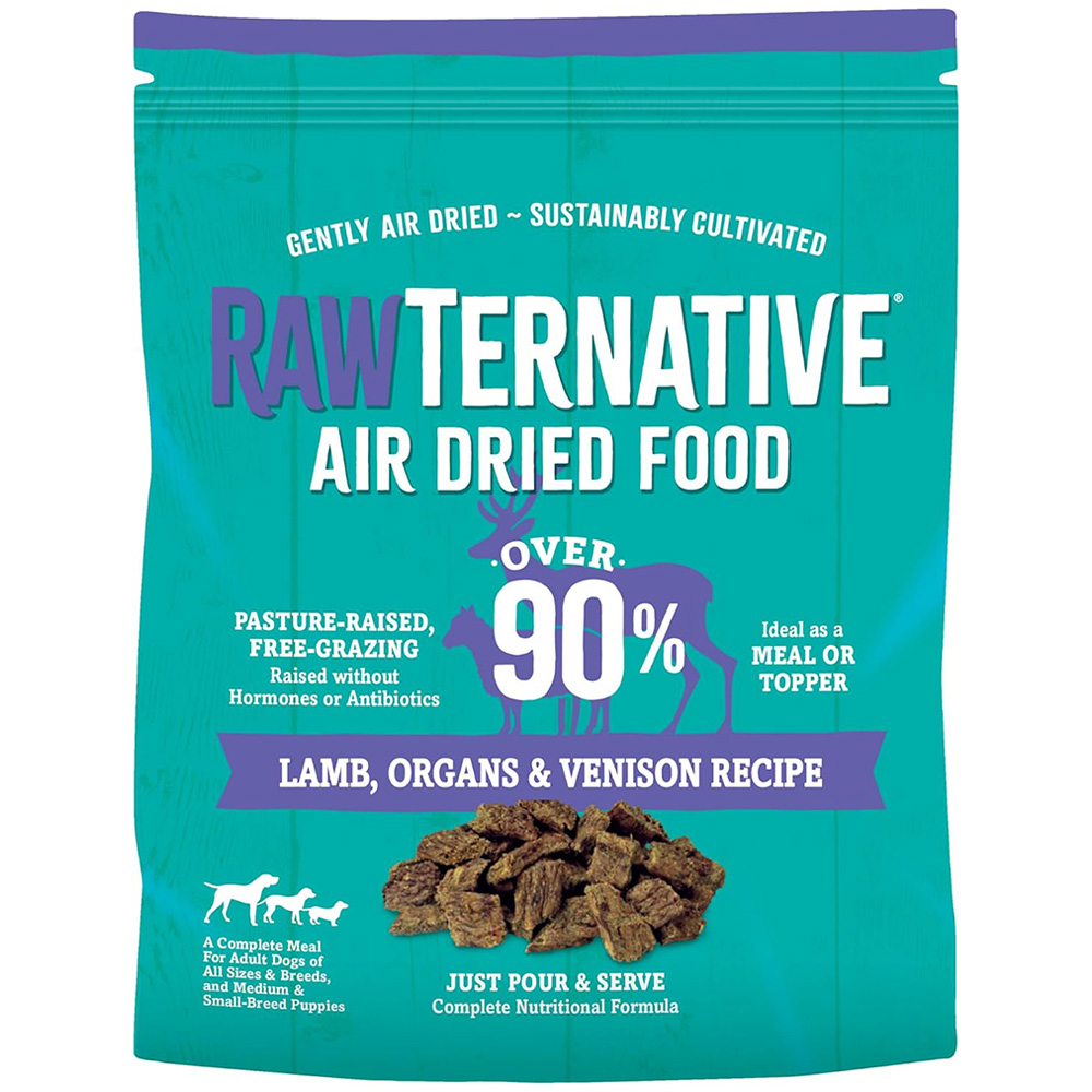 Rawternative Lamb, Organs & Venison Recipe Air-Dried Dog Food - Front