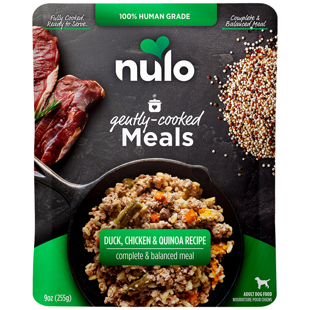Nulo Gently Cooked Meals Duck, Chicken & Quinoa Recipe Adult Dog Food - Front