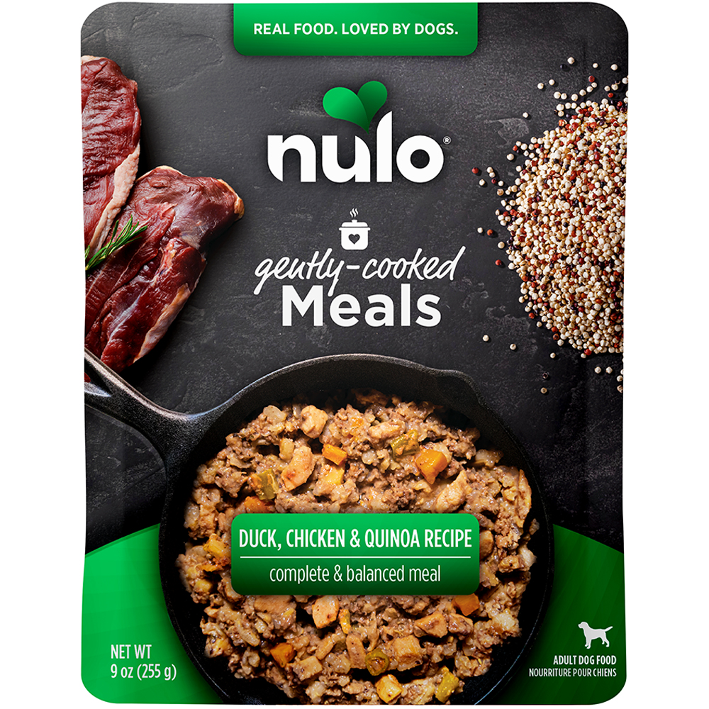 Nulo Gently Cooked Meals Duck, Chicken & Quinoa Recipe Adult Dog Food - Front